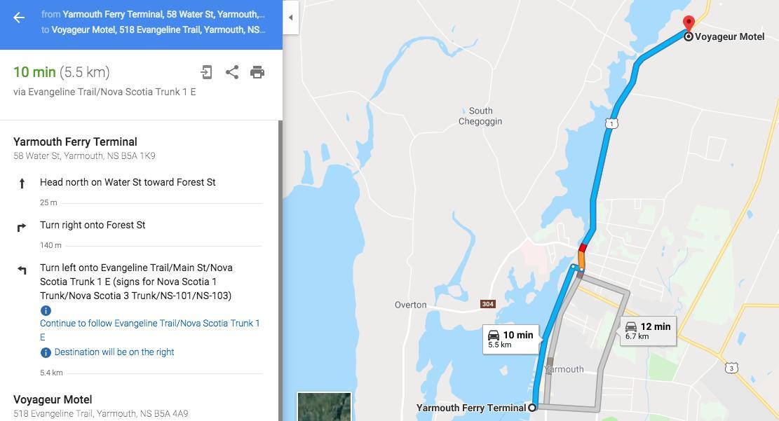 Voyageur Motel Yarmouth Zewnętrze zdjęcie